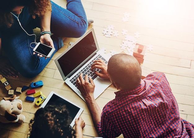 Content creation workspace showing different approaches